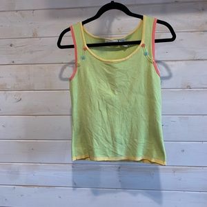 Jeanne Pierre | Vintage Green Tank w Buttons